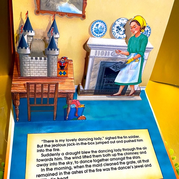 VINTAGE 90s THE LITTLE TIN SOLDIER POP UP STORYBOOK GRANDREAMS LIMITED LONDON - Picture 8 of 14